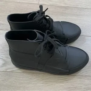 Melissa Black Crew High Top Sneakers